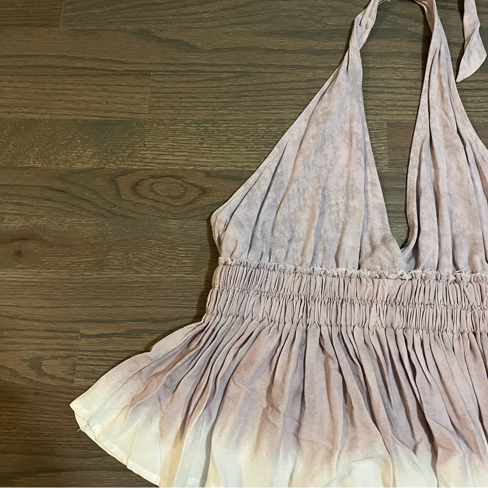 Tie dye halter top